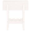 vidaXL Jardinière blanc 62x30x69 cm bois massif de pin