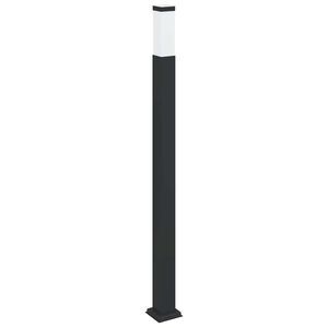 vidaXL Borne lumineuse 110 cm noire IP44