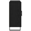 vidaXL Buffet Chêne noir 90 x 34 x 80 cm Bois d'ingénierie