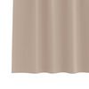 vidaXL Rideaux occultants avec anneaux 2 pcs Taupe 175 x 140 cm