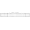 vidaXL Paniers &agrave; gabions arqu&eacute;s 5 pcs 400x30x40/60 cm Fer galvanis&eacute;