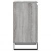 vidaXL Buffets 2 pcs sonoma gris 40x35x70 cm bois d'ing&eacute;nierie