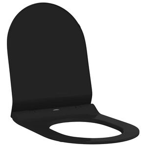 vidaXL Si&egrave;ge de toilette R&eacute;glable Noir 50 x 36,5 x 5 cm Polypropyl&egrave;ne