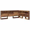 vidaXL T&ecirc;te de lit de rangement Bois Ancien 160 cm Bois d'ing&eacute;nierie