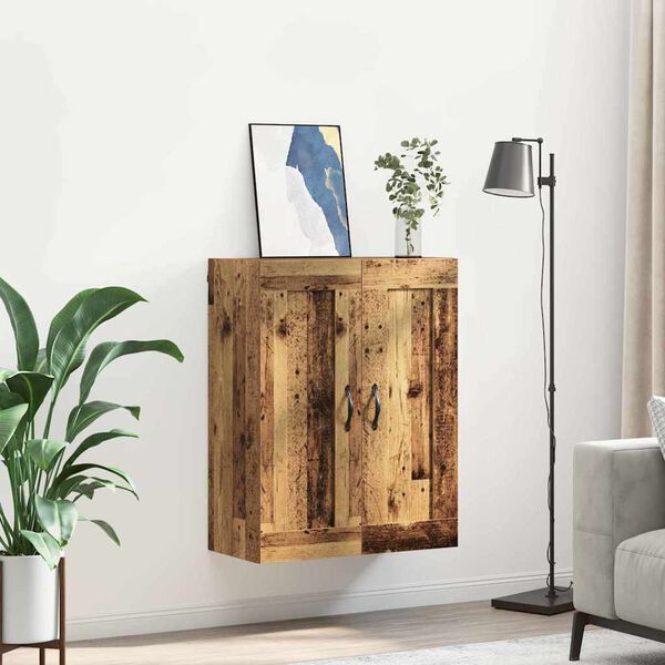 vidaXL Meuble mural Bois Ancien 69,5 x 34 x 90 cm Bois d'ing&eacute;nierie