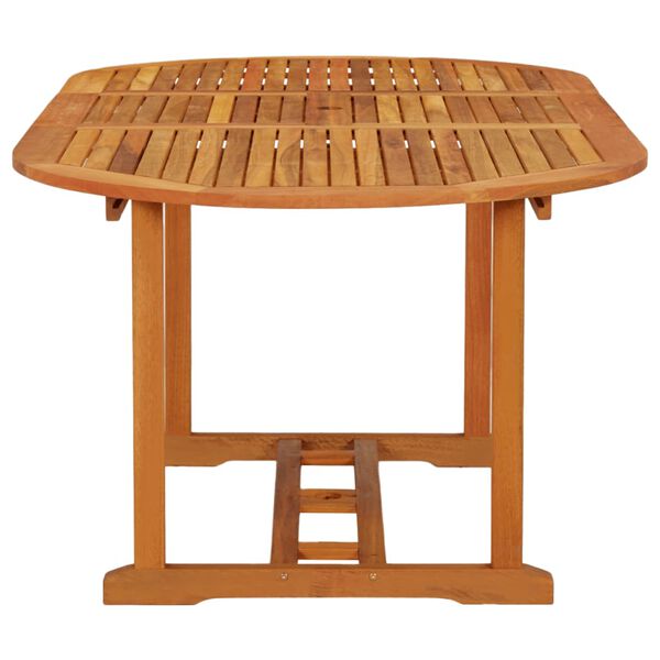 vidaXL Table de jardin 200x100x75 cm Bois d'eucalyptus solide