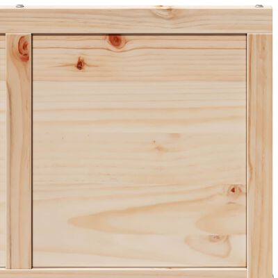 vidaXL Porte de grange 80x208 cm bois massif de pin