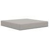 vidaXL Coussin de canap&eacute; d'ext&eacute;rieur 3 pcs Gris Polyester