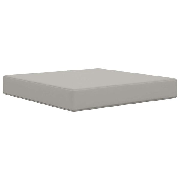 vidaXL Coussin de canap&eacute; d'ext&eacute;rieur 3 pcs Gris Polyester