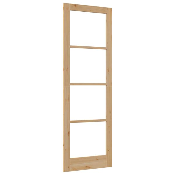 vidaXL Porte int&eacute;rieure ORKDAL Marron 78 x 232 cm
