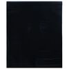 vidaXL Film de fen&ecirc;tre statique d&eacute;poli noir 45x1000 cm PVC