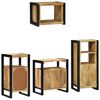 vidaXL Ensemble de mobilier de salle de bain avec tiroir 4 pcs