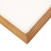 vidaXL Repose-pied sectionnel 1 pc avec coussin Bois d'acacia solide