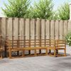vidaXL Ensemble de canap&eacute;s d'ext&eacute;rieur 5 pcs Naturel et Beige