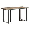 vidaXL Table de salle &agrave; manger 140 cm Bois de r&eacute;cup&eacute;ration massif