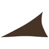 vidaXL Voile de parasol tissu oxford triangulaire 3x4x5 m marron