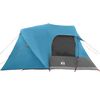 vidaXL Tente D&ocirc;me avec toit avec stockage Bleu 500 x 314 x 206 cm