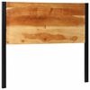 vidaXL T&ecirc;te de lit 120 cm bois massif d'acacia et fer
