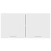 vidaXL Armoire suspendue Blanc 80 x 31 x 40 cm Bois d'ing&eacute;nierie