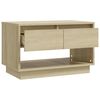 vidaXL Meuble TV ch&ecirc;ne sonoma 70x41x44 cm bois d'ing&eacute;nierie