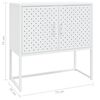 vidaXL Buffet Blanc 75x35x75 cm Acier