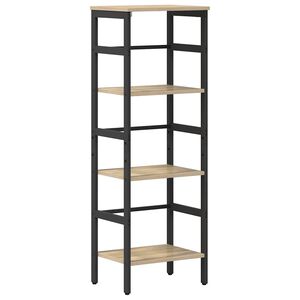 vidaXL &Eacute;tag&egrave;re 3 niveaux 40 x 29,5 x 115 cm Bois d'ing&eacute;nierie