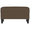 vidaXL Banc Marron 70x35x41 cm Tissu