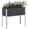 vidaXL Jardini&egrave;re de jardin Anthracite 100x45x90 cm Acier