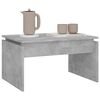 vidaXL Table basse gris b&eacute;ton 68x50x38 cm bois d'ing&eacute;nierie