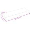 vidaXL &Eacute;tag&egrave;re murale 60x20x6 cm bois de ch&ecirc;ne massif non trait&eacute;