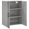 vidaXL Armoire murale sonoma gris 69,5x34x90 cm