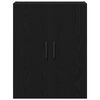vidaXL Meuble mural Ch&ecirc;ne noir 69,5 x 34 x 90 cm Bois d'ing&eacute;nierie