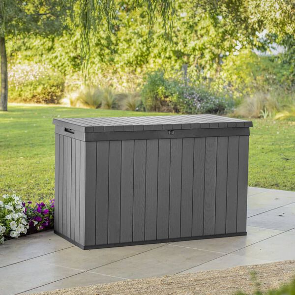 Keter Bo&icirc;te de rangement pour l'ext&eacute;rieur Darwin 670 L gris