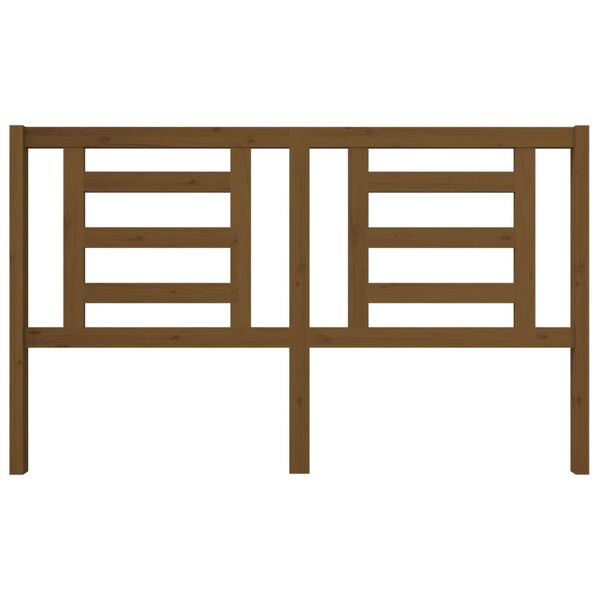 vidaXL T&ecirc;te de lit Marron miel 166x4x100 cm Bois de pin massif