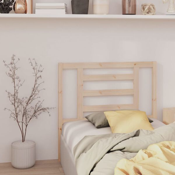 vidaXL T&ecirc;te de lit 96x4x100 cm Bois massif de pin