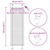 vidaXL Store pliss&eacute; gris clair 50x150 cm largeur du tissu 49,4 cm