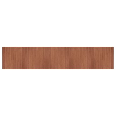 vidaXL Tapis rectangulaire marron 100x500 cm bambou