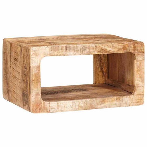vidaXL Table de chevet Marron 45 x 30 x 24 cm Bois de mangue massif