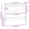 vidaXL T&ecirc;te de lit marron et gris fonc&eacute; 100 cm Bois massif en pin