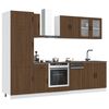 vidaXL Ensemble d'armoires de cuisine 8 pcs Kalmar bois d'ing&eacute;nierie