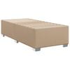 vidaXL Sommier à lattes de lit avec matelas Cappuccino 80x200 cm