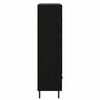 vidaXL Haut Armoire Ch&ecirc;ne noir 69,5 x 31 x 115 cm Bois d'ing&eacute;nierie