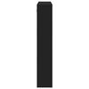 vidaXL Armoire murale noir 80x15x80 cm bois d'ing&eacute;nierie
