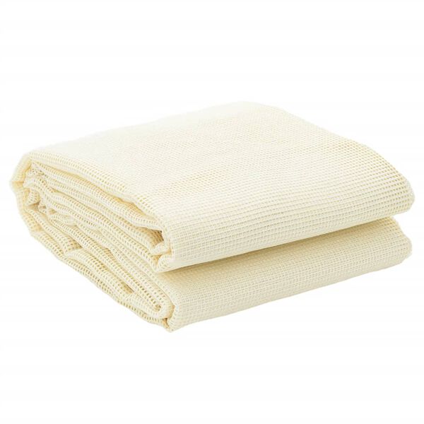 vidaXL Tapis de tente cr&egrave;me 5,5x2,5 m