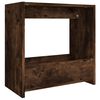 vidaXL Table d'appoint Ch&ecirc;ne fum&eacute; 50x26x50 cm Bois d'ing&eacute;nierie