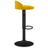 vidaXL Tabouret de bar jaune velours