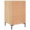 vidaXL Table de chevet ch&ecirc;ne sonoma 40x40x66 cm bois d'ing&eacute;nierie