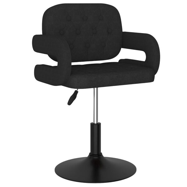 vidaXL Tabouret de bar Noir Tissu