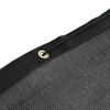 vidaXL Filet pour remorque PEHD 2 x 3,5 m Noir