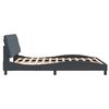 vidaXL Cadre de lit sans matelas gris fonc&eacute; 160x200 cm velours